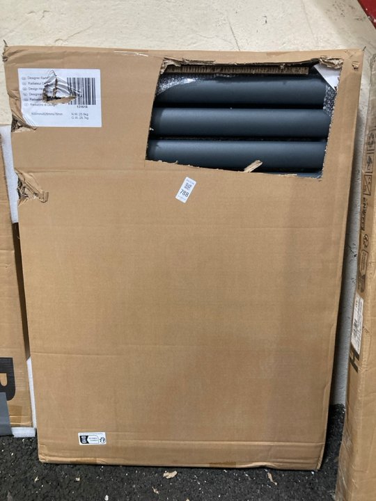Lot 788  
            Marchington SR19 - Delivery or Collection 

                
ANTHRACITE HORIZONTAL DOUBLE OVAL TUBED RADIATOR 826 X 600MM - ORIGINAL RRP £440:...