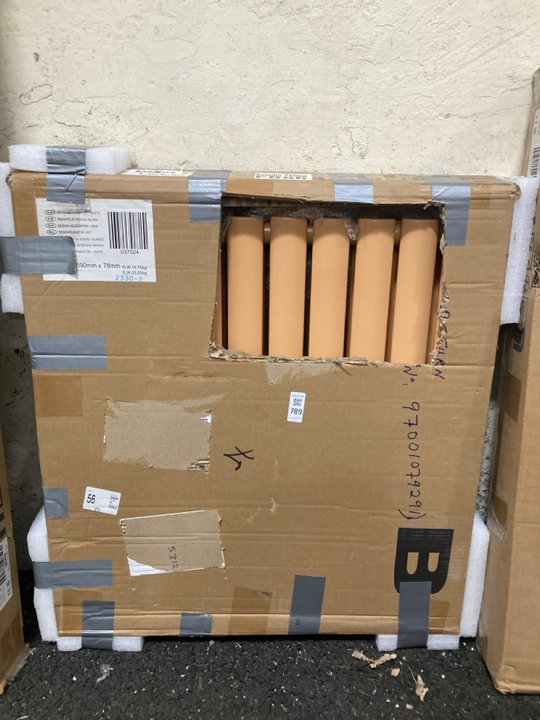 Lot 789  
            Marchington SR19 - Delivery or Collection 

                
AUTUMN YELLOW HORIZONTAL DOUBLE OVAL TUBED RADIATOR 590 X 635MM - ORIGINAL RRP £3...