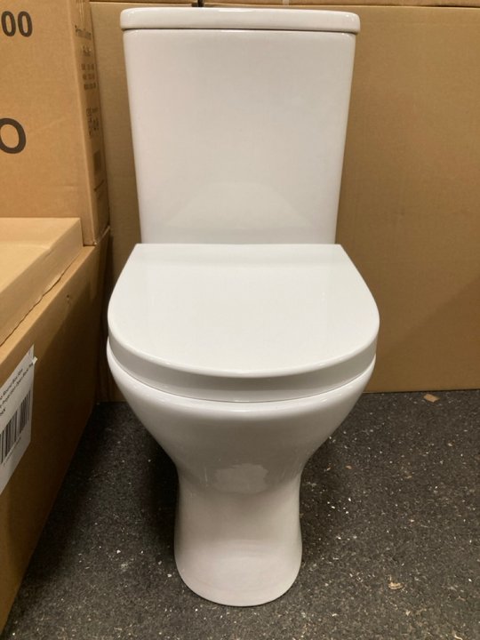 Lot 79  
            Marchington SR19 - Delivery or Collection 

                
D-SHAPED CLOSED COUPLED W/C WITH CISTERN FITTINGS, DUAL FLUSH TOP CHROME BUTTON &...