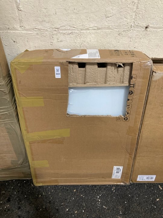 Lot 801  
            Marchington SR19 - Delivery or Collection 

                
1500W WHITE GLASS PANEL ELECTRIC HEATER 640 X 470MM - ORIGINAL RRP £208: LOCATION...