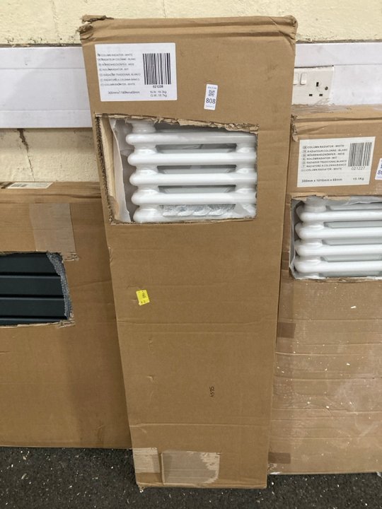 Lot 808  
            Marchington SR19 - Delivery or Collection 

                
TRADITIONAL HORIZONTAL 2 COLUMN CAST IRON STYLE RADIATOR IN WHITE 1190 X 300MM - ...