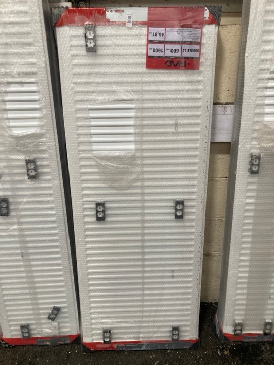 Lot 816  
            Marchington SR19 - Delivery or Collection 

                
KRAD DOUBLE COMPACT RADIATOR 1600 X 600MM - ORIGINAL RRP £475: LOCATION - B7