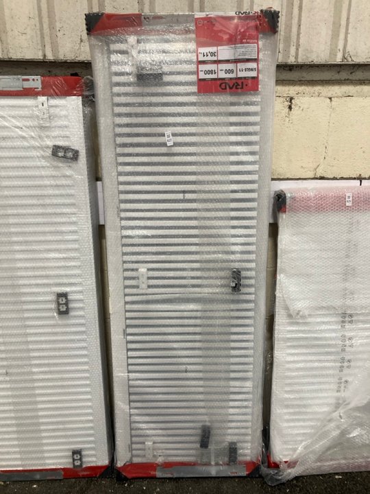 Lot 827  
            Marchington SR19 - Delivery or Collection 

                
KRAD SINGLE COMPACT RADIATOR 1800 X 600MM - ORIGINAL RRP £395: LOCATION - B8
