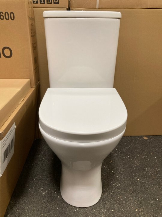 Lot 83  
            Marchington SR19 - Delivery or Collection 

                
D-SHAPED CLOSED COUPLED W/C WITH CISTERN FITTINGS, DUAL FLUSH TOP CHROME BUTTON &...