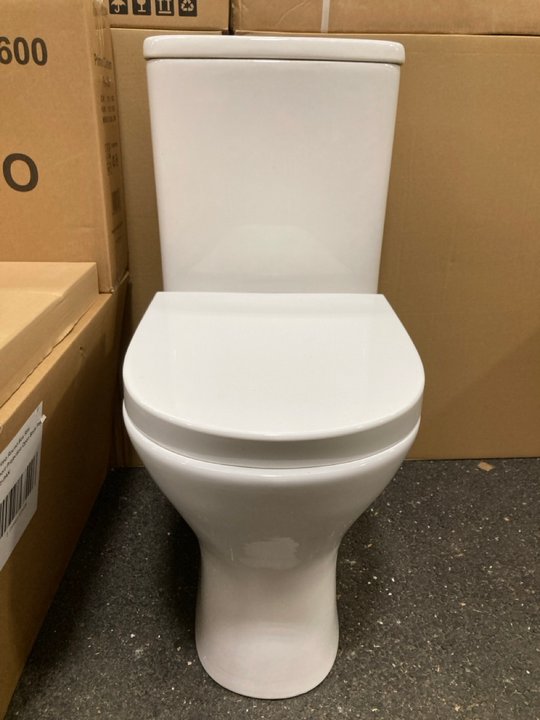 Lot 84  
            Marchington SR19 - Delivery or Collection 

                
D-SHAPED CLOSED COUPLED W/C WITH CISTERN FITTINGS, DUAL FLUSH TOP CHROME BUTTON &...