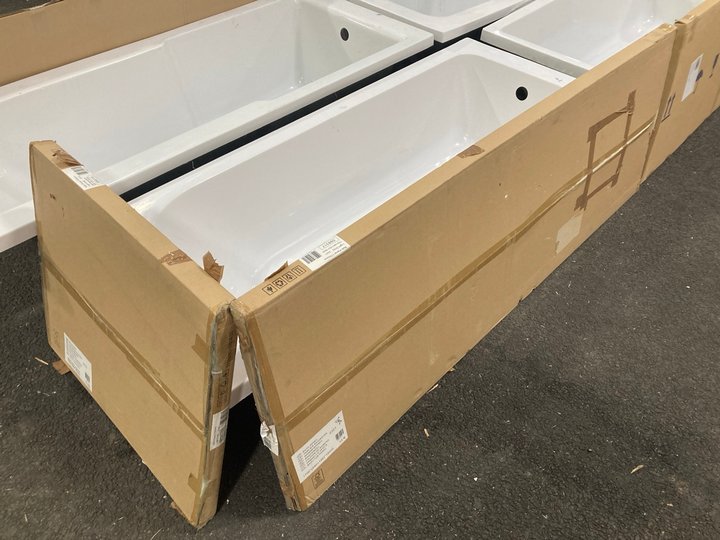 Lot 894  
            Marchington SR19 - Delivery or Collection 

                
1700 X 700MM NTH SINGLE ENDED BATH WITH A LIGHT GREY BATH SIDE PANEL WITH MATCHIN...