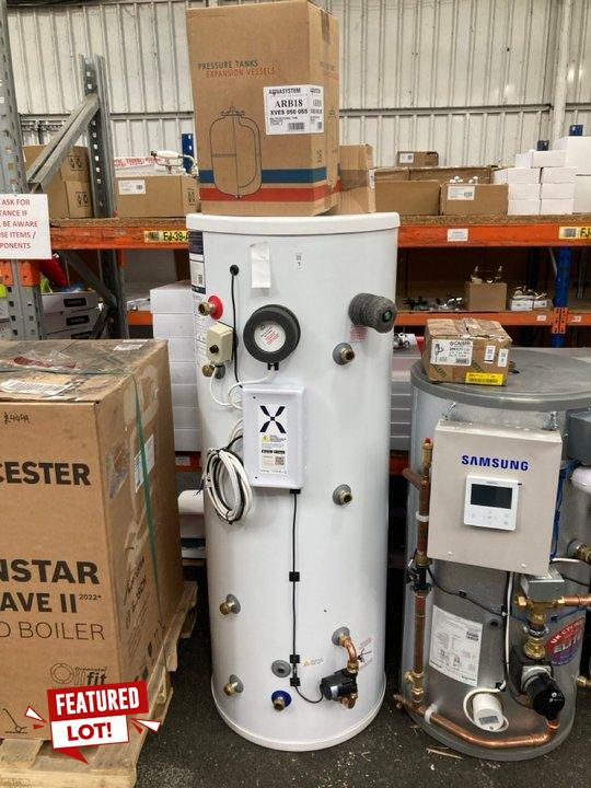 Lot 9  
            Marchington SR19 - Collection 

                
(COLLECTION ONLY) MIXERGY UNVENTED 210L CYLINDER MX019342 - ORIGINAL RRP £2099: L...