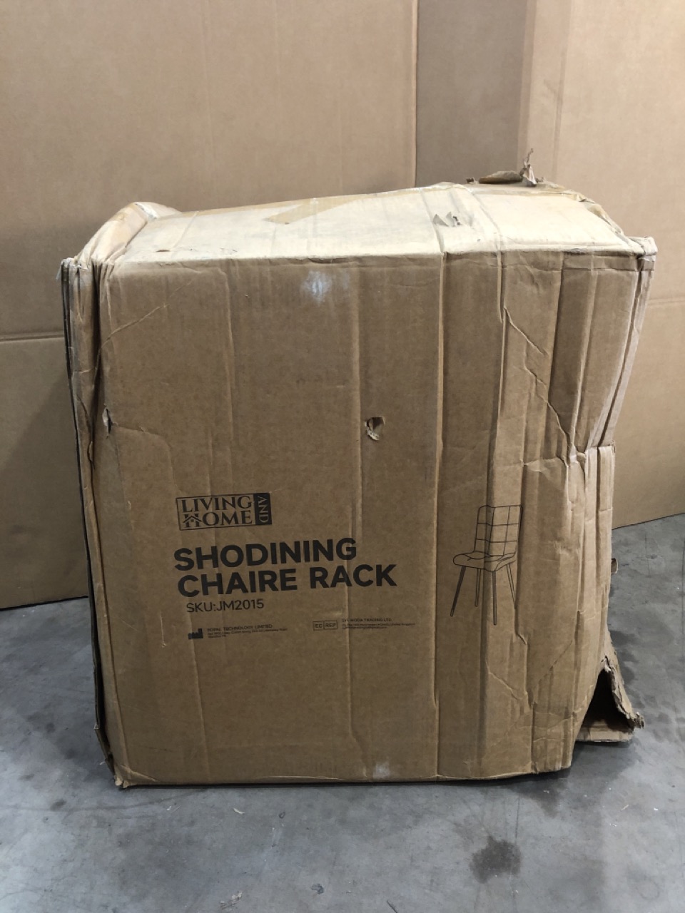 Lot 27  
            Edinburgh SR22 - Delivery Or Collection 

                
LIVING & HOME GREY CHAIR SET OF 4: LOCATION - LEFT RACK(COLLECTION OR OPTIONAL DE...