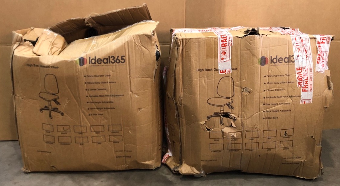 Lot 28  
            Edinburgh SR22 - Delivery Or Collection 

                
X 2 IDEAL 365 HIGH BACK BLACK OFFICE CHAIRS : LOCATION - LEFT RACK(COLLECTION OR ...