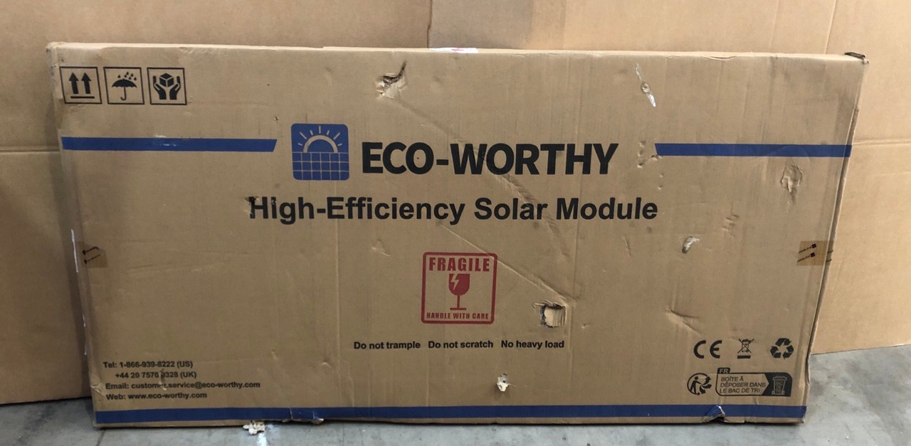 Lot 31  
            Edinburgh SR22 - Delivery Or Collection 

                
ECO-WORTHY HIGH-EFFICIENCY SOLAR PANEL: LOCATION - LEFT RACK(COLLECTION OR OPTION...