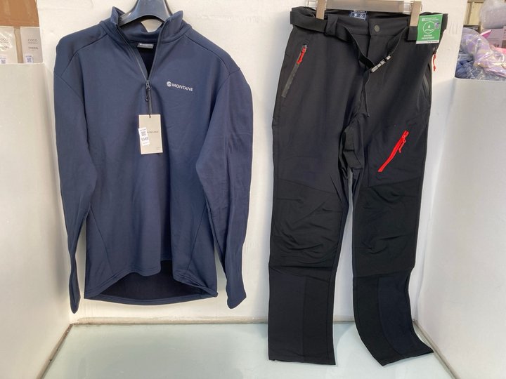 Lot 1048  
            Marchington SR13 - Parcel Delivery Only 

                
MONTANE MENS PROTIUM PULL ON SWEATER IN NAVY - SIZE UK XL TO INCLUDE MOUNTAIN WAR...