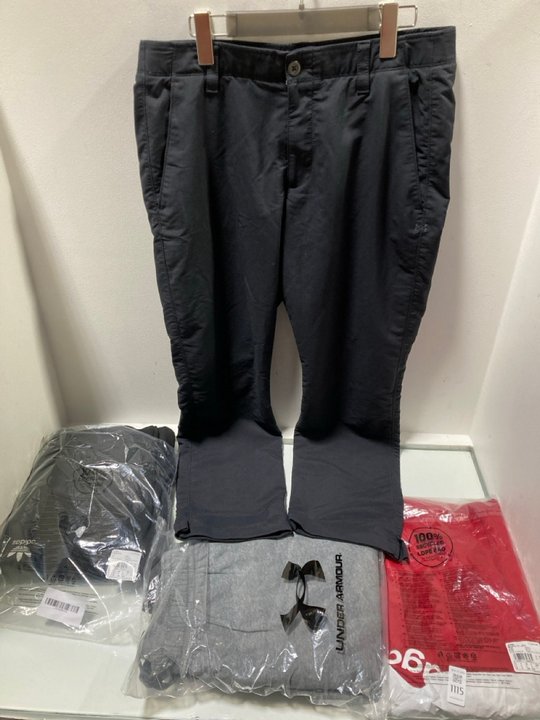 Lot 1115  
            Marchington SR13 - Parcel Delivery Only 

                
4 X ASSORTED MENS CLOTHING IN VARIOUS SIZES TO INCLUDE UNDER ARMOUR RIVAL FLEECE ...