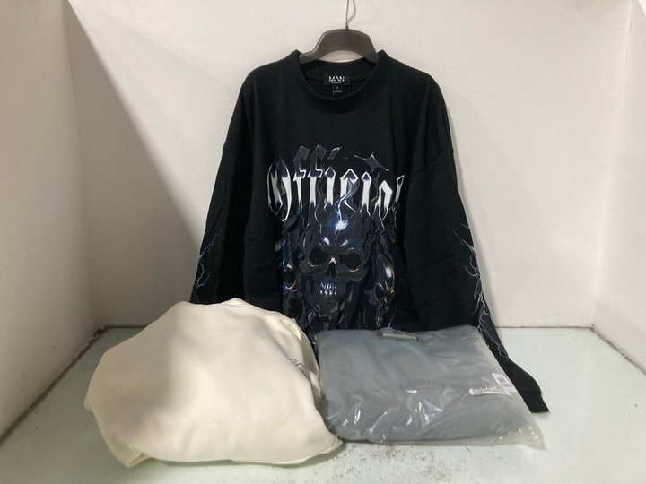 Lot 1185  
            Marchington SR13 - Parcel Delivery Only 

                
3 X ASSORTED MENS CLOTHING IN VARIOUS SIZES TO INCLUDE PLUS LIMITED EDITION PRINT...