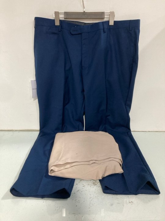 Lot 1202  
            Marchington SR13 - Parcel Delivery Only 

                
SKOPES MENS TAILORED FIT KENNEDY TROUSERS IN NAVY - UK SIZE: 42R TO INCLUDE CHARL...