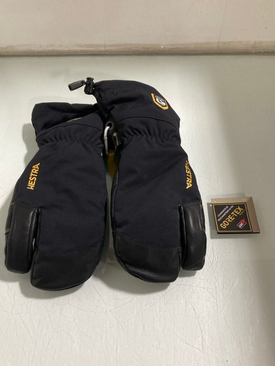 Lot 1282  
            Marchington SR13 - Parcel Delivery Only 

                
HESTRA MENS ARMY LEATHER 3-FINGER SKI GLOVES IN BLACK-ORIGINAL RRP £129.99: LOCAT...