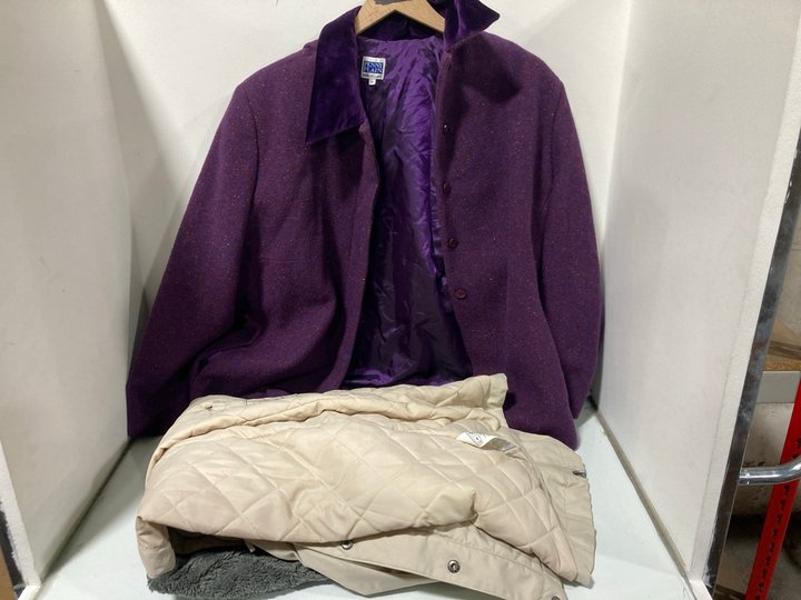 Lot 1291  
            Marchington SR13 - Parcel Delivery Only 

                
SEASALT CORNWALL LADIES JANELIA COAT IN CREAM-UK SIZE 16 PETITE -ORIGINAL RRP £17...