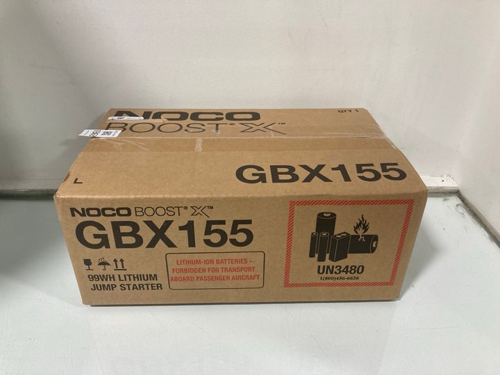 Lot 1363  
            Marchington SR13 - Parcel Delivery Only 

                
NOCO BOOST X GBX155 JUMP STARTER (SEALED) - ORIGINAL RRP £334: LOCATION - A7