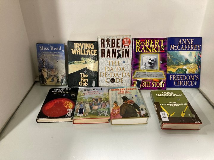 Lot 1385  
            Marchington SR13 - Parcel Delivery Only 

                
QTY OF ASSORTED BOOKS TO INCLUDE THE UNDERGROUND MAN BY ROSS MACDONALD: LOCATION ...