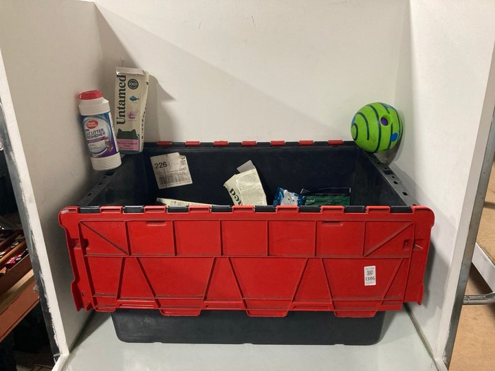 Lot 1386  
            Marchington SR13 - Parcel Delivery Only 

                
QTY OF PET ITEMS TO INCLUDE PURINA GOURMET CAT FOOD SACHETS - BBE: JULY 2027: LOC...