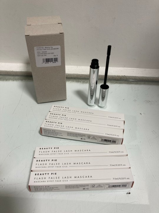 Lot 1414  
            Marchington SR13 - Parcel Delivery Only 

                
12 X BEAUTY PIE FLASH FALSE LASH MASCARAS IN COSMIC BLACK - COMBINED ORIGINAL RRP...