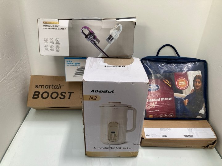 Lot 144  
            Marchington SR13 - Parcel Delivery Only 

                
6 X ASSORTED HOUSEHOLD ITEMS TO INCLUDE SILENT NIGHT LUXURY HEATED THROW IN NAVY:...