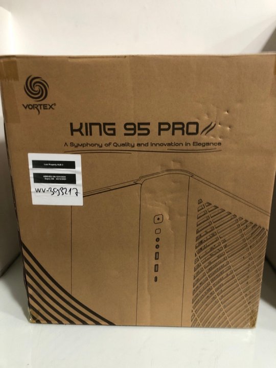 Lot 1483  
            Marchington SR13 - Parcel Delivery Only 

                
VORTEX KING 95 PRO GAMING CASE IN BLACK/WHITE/BLUE/RED (SEALED) - ORIGINAL RRP £1...