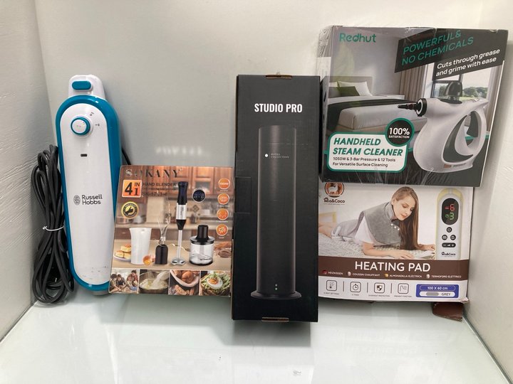 Lot 152  
            Marchington SR13 - Parcel Delivery Only 

                
5 X ASSORTED HOUSEHOLD ITEMS TO INCLUDE SOKANY 4-IN-1 HAND BLENDER: LOCATION - C16