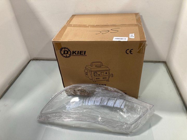 Lot 244  
            Marchington SR13 - Parcel Delivery Only 

                
KIWI AI 0127 GASOLINE GENERATOR - ORIGINAL RRP: £115.00 TO INCLUDE SPARE PART FOR...