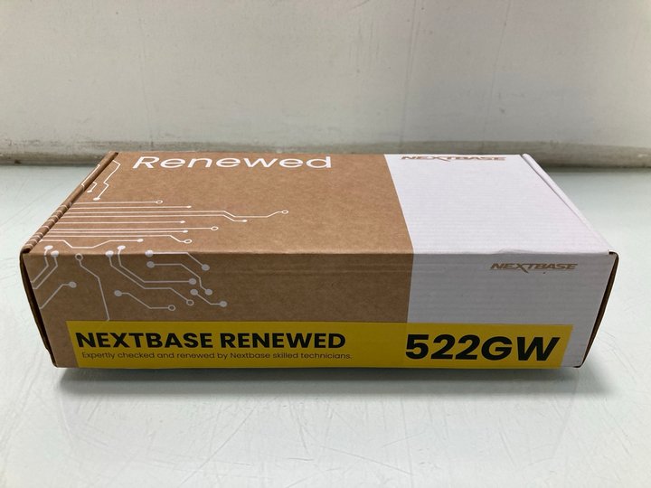 Lot 283  
            Marchington SR13 - Parcel Delivery Only 

                
NEXT BASE 522GW RENEWED DASH CAM - ORIGINAL RRP: £220.00 - (SEALED): LOCATION - C10