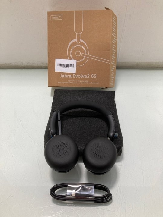 Lot 291  
            Marchington SR13 - Parcel Delivery Only 

                
JABRA EVOLVE2 65 MS TEAM STEREO HEADSET - ORIGINAL RRP: £170.00: LOCATION - C10