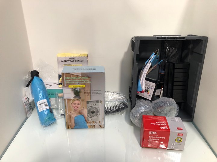 Lot 310  
            Marchington SR13 - Parcel Delivery Only 

                
QTY OF GENERAL ITEMS TO INCLUDE ERA KEYLESS EGRESS 60MM BACKSET: LOCATION - C9