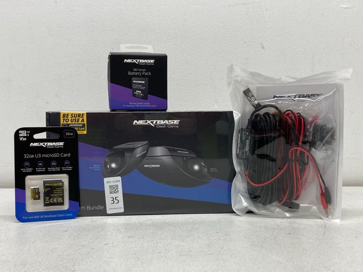 Lot 35  
            Marchington SR13 - Parcel Delivery Only 

                
NEXTBASE DASH CAM 380GWX REAR CAM BUNDLE (SEALED)-ORIGINAL RRP £559.00: LOCATION ...