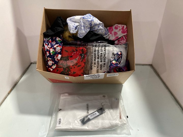 Lot 413  
            Marchington SR13 - Parcel Delivery Only 

                
QTY OF ASSORTED WOMENS CLOTHING IN VARIOUS SIZES TO INCLUDE LEGEND SLIM FIT JEANS...