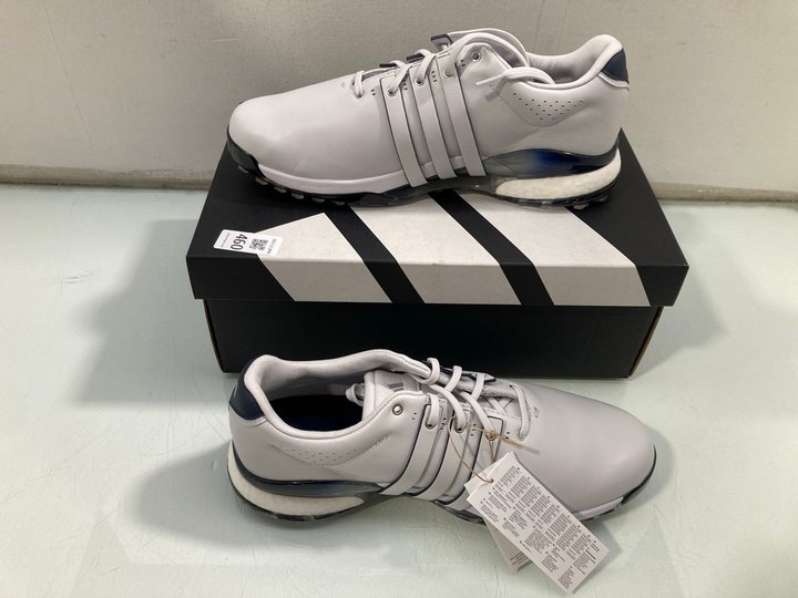 Lot 460  
            Marchington SR13 - Parcel Delivery Only 

                
ADIDAS TOUR360 25 SL TRAINERS IN WHITE - SIZE UK 10: LOCATION - C2