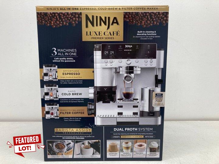 Lot 46  
            Marchington SR13 - Parcel Delivery Only 

                
SHARK NINJA LUXE CAFE PREMIER SERIES ALL-IN-ONE COLD BREW & FILTER COFFEE MAKER -...