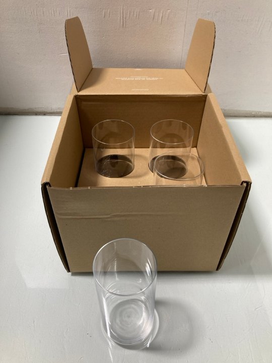 Lot 488  
            Marchington SR13 - Parcel Delivery Only 

                
SET OF 4 FABLE TALL GLASSES: LOCATION - B1