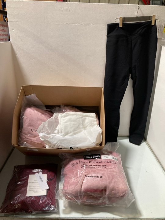 Lot 500  
            Marchington SR13 - Parcel Delivery Only 

                
QTY OF ASSORTED WOMENS CLOTHING IN VARIOUS SIZES TO INCLUDE HUG & SNUG ULTRA PLUS...