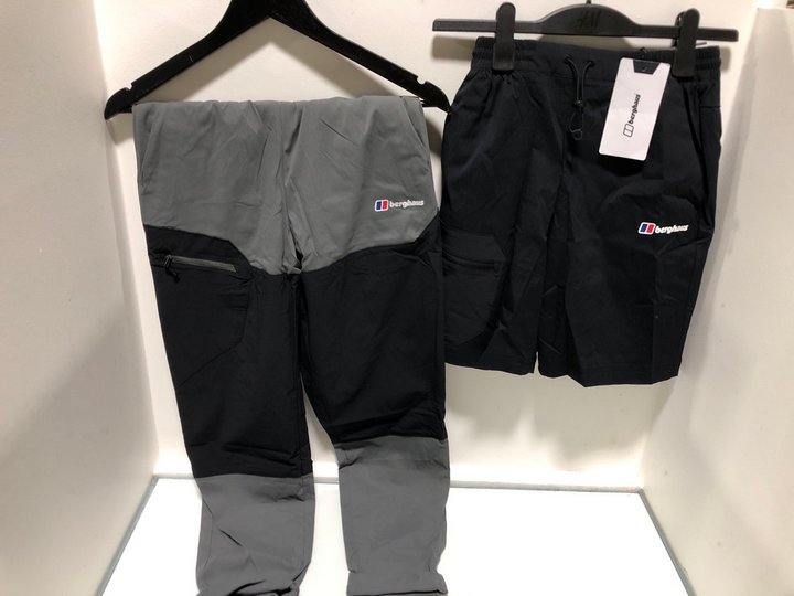 Lot 575  
            Marchington SR13 - Parcel Delivery Only 

                
BERGHAUS THERAN TROUSERS IN GREY - SIZE UK CS TO INCLUDE BERGHAUS THERAN SHORTS I...