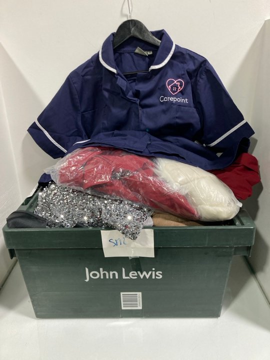 Lot 625  
            Marchington SR13 - Parcel Delivery Only 

                
QTY OF ASSORTED WOMENS CLOTHING IN VARIOUS SIZES TO INCLUDE BEHRENS TUNIC PRINCES...