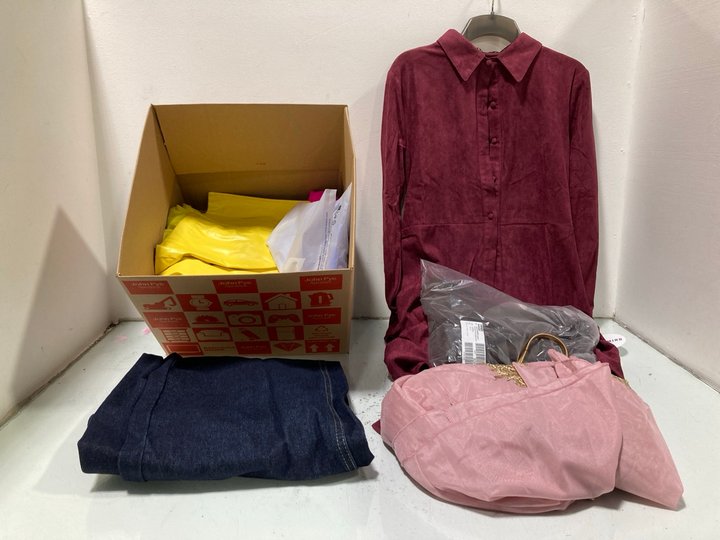 Lot 647  
            Marchington SR13 - Parcel Delivery Only 

                
QTY OF ASSORTED LADIES CLOTHING IN UK SIZES 8-10 TO INCLUDE GIRL IN MIND SAVORA S...