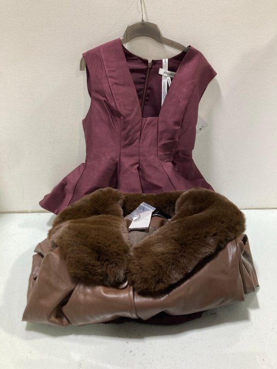 Lot 656  
            Marchington SR13 - Parcel Delivery Only 

                
ANEWSTA LADIES FAUX FUR COAT IN BROWN-UK SIZE L TO INCLUDE ARRANGE STRUCTURED WAI...