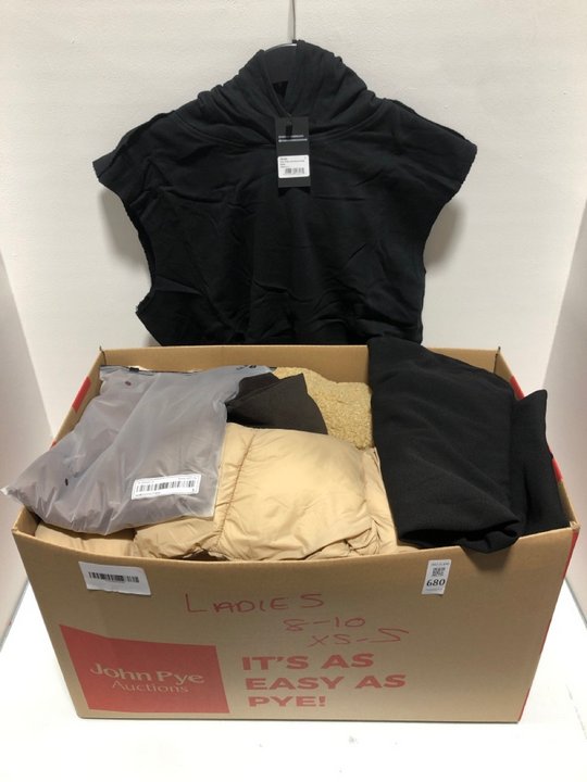 Lot 680  
            Marchington SR13 - Parcel Delivery Only 

                
QTY OF ASSORTED LADIES CLOTHING IN UK SIZE 8-10 TO INCLUDE ZARA KNITTED CARDIGAN ...