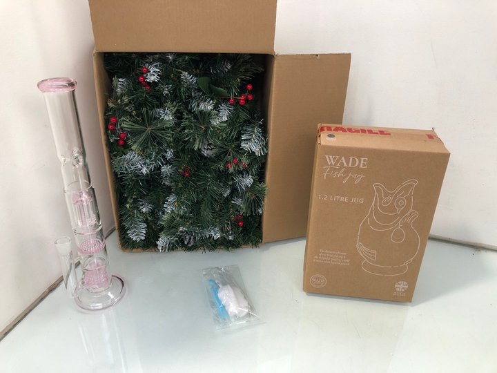 Lot 73  
            Marchington SR13 - Parcel Delivery Only 

                
3 X HOUSEHOLD ITEMS TO INCLUDE WADE 1.2LITRE JUG: LOCATION - D15