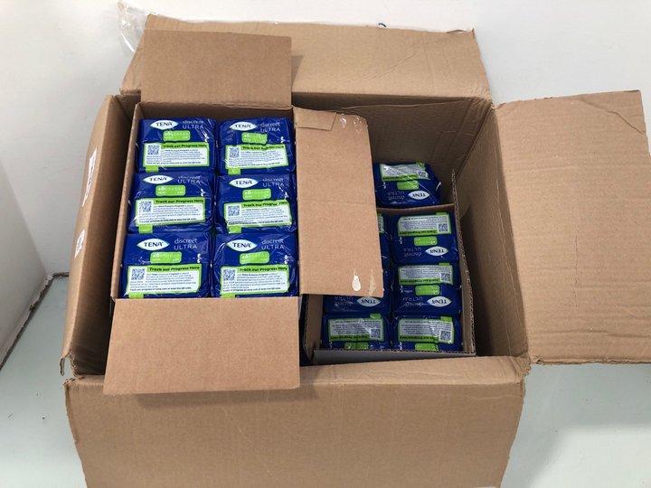 Lot 78  
            Marchington SR13 - Parcel Delivery Only 

                
QTY OF TENA DISCREET ULTRA WOMENS THIN PADS: LOCATION - D15