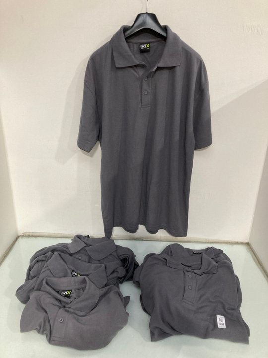 Lot 801  
            Marchington SR13 - Parcel Delivery Only 

                
QTY OF RTX MENS POLO SHIRTS IN GREY-UK SIZE XXL: LOCATION - D1