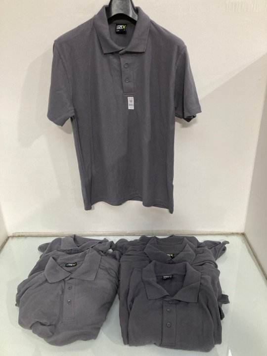 Lot 803  
            Marchington SR13 - Parcel Delivery Only 

                
QTY OF RTX MENS POLO SHIRTS IN GREY-UK SIZE M: LOCATION - D1