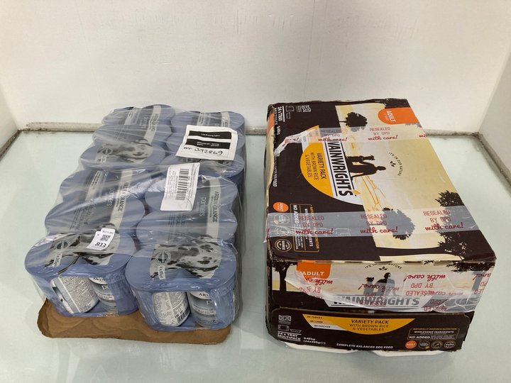 Lot 813  
            Marchington SR13 - Parcel Delivery Only 

                
QTY OF ARDEN GRANGE SENSITIVE DOG FOOD TO INCLUDE QTY 24 X 395G TINS OF WAINWRIGH...