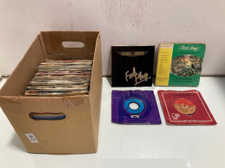 Lot 841  
            Marchington SR13 - Parcel Delivery Only 

                
A COLLECTION OF 120 VINYL 45RPM VINTAGE SINGLES FROM THE 1960S 70S AND 80S: LOCAT...