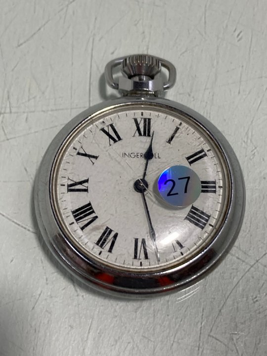 Lot 862  
            Marchington SR13 - Parcel Delivery Only 

                
VINTAGE INGERSOLL POCKET WATCH: LOCATION - D3