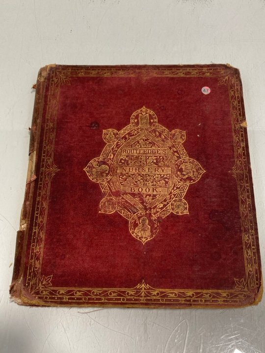 Lot 887  
            Marchington SR13 - Parcel Delivery Only 

                
ONE ANTIQUARIAN VOLUME, ROUTLEDGE'S NURSERY BOOK ,ALTE VICTORIAN WITH 24 ILLUSTRA...